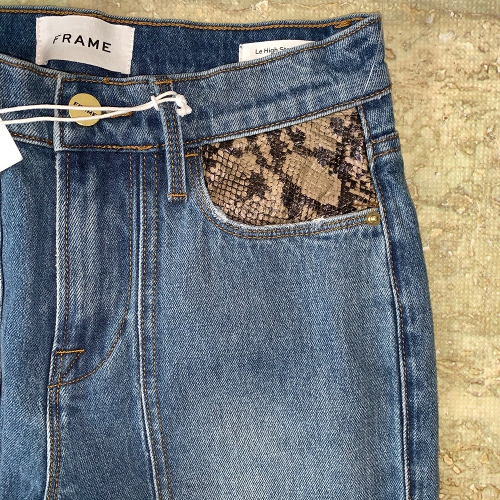 NWT Frame Le High Straight Rattler Ankle Jean💕 - Picture 4 of 8
